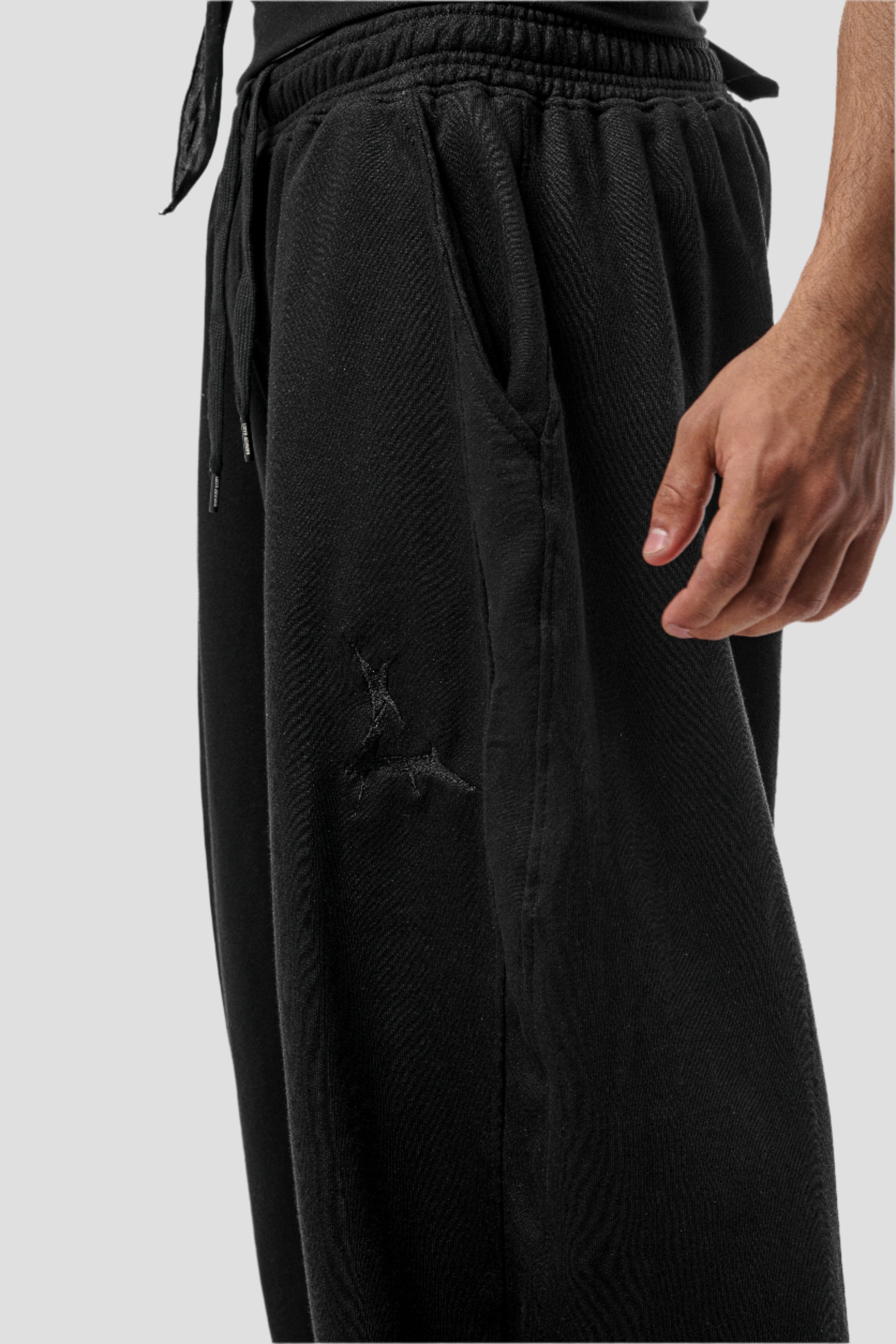 BLACK DEMENTE SWEATPANTS
