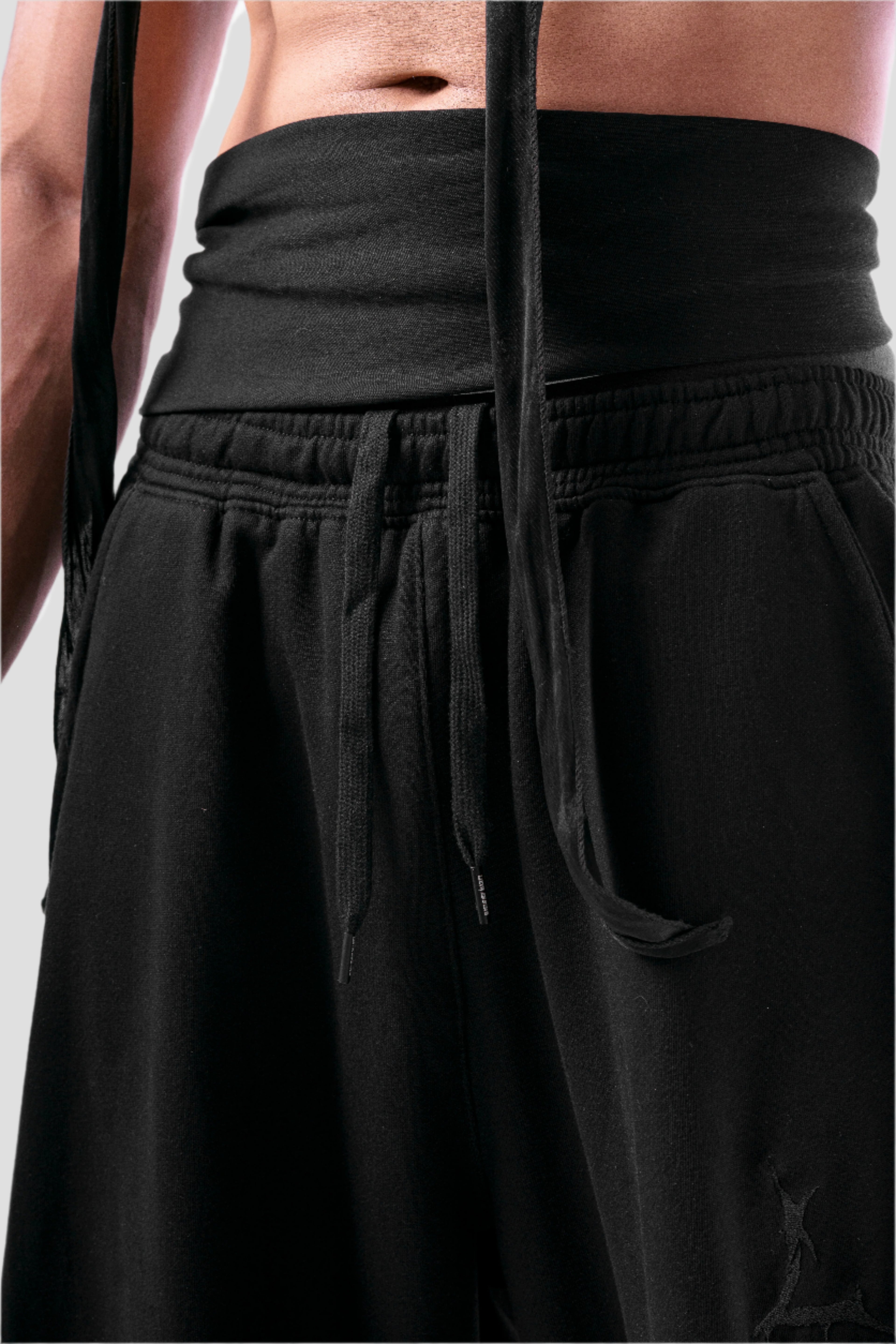 BLACK DEMENTE SWEATPANTS